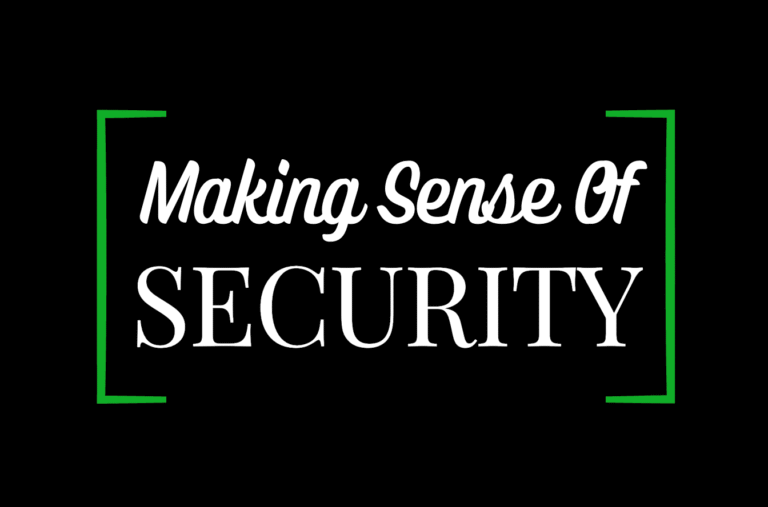 Making Sense of Security