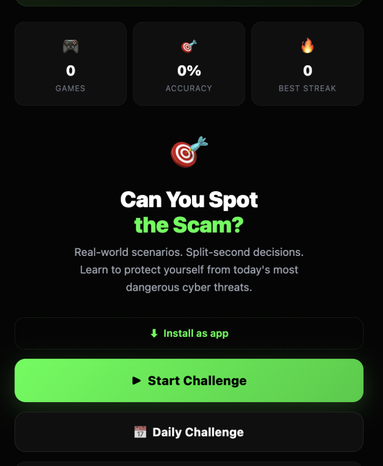 Scam Detection Trivia - Making Sense Of Security